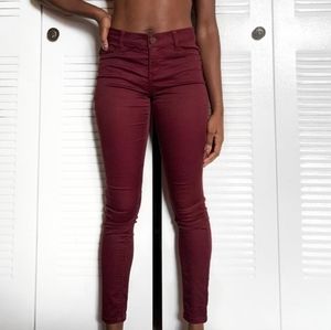 Burgundy Pants